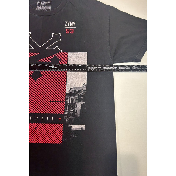 Zoo York Graphic T-Shirt Black XL Cityscape Logo Tee Urban Streetwear - Picture 5 of 6